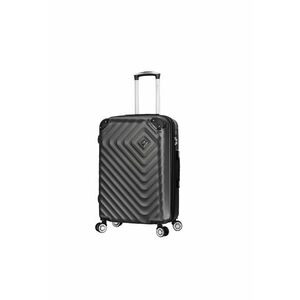 Troler mediu extensibil SW44103 - ABS - cifru - 4 roti duble - 67 cm - antracit imagine