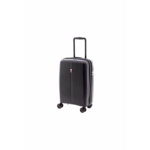 Troler cabina extensibil Gladiator Calypso - polipropilena - cifru TSA - 55 cm - negru imagine