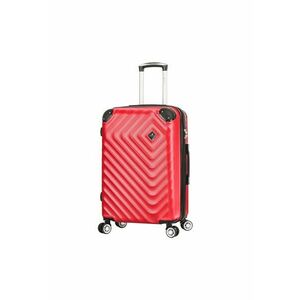 Troler mare extensibil SW44103 - ABS - cifru - 4 roti duble - 77 cm - rosu imagine