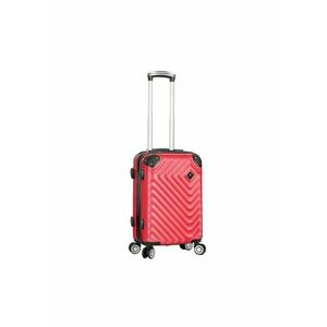 Troler de cabina SW44103 - ABS - cifru - 4 roti duble - 35L - 55 cm - rosu imagine