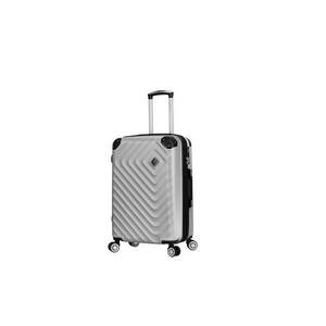 Troler mediu extensibil SW44103 - ABS - cifru - 4 roti duble - 67 cm - argintiu imagine