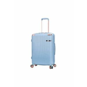 Troler mediu extensibil SW44303 - fermoar antifurt - 67 cm - policarbonat rezistent - cifru TSA - albastru deschis imagine