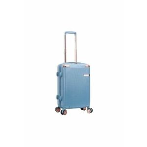 Troler de cabina SW44303 - fermoar antifurt - 55 cm - policarbonat rezistent - 39L - cifru TSA - albastru deschis imagine