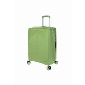 Troler mediu extensibil Mars - 65x46x28 cm - +20% capacitate - bagaj de cala - polipropilena - cifru TSA - 4 roti 360° - verde imagine