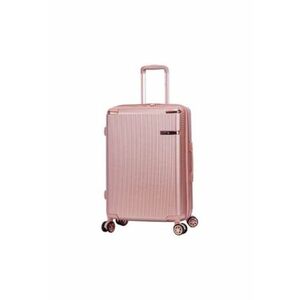Troler mediu extensibil SW44303 - fermoar antifurt - 67 cm - policarbonat rezistent - cifru TSA - rose imagine