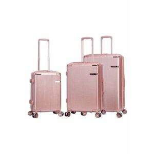 Set trolere SW44303 - fermoar antifurt - 3 piese - policarbonat rezistent - cifru TSA - rose imagine