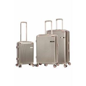 Set trolere SW44303 - fermoar antifurt - 3 piese - policarbonat rezistent - cifru TSA - auriu imagine