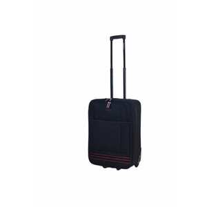 Troler mediu extensibil ZC2023 - bagaj de cala - 64x44x25 cm - +20% capacitate - poliester - 2 roti - negru imagine