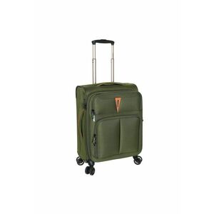Troler de cabina extensibil Venice - 55x38x23 cm - +20% capacitate - bagaj de mana - poliester - 4 roti 360° - cifru TSA - kaki imagine