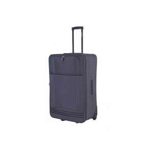 Troler mare extensibil ZC2023 - bagaj de cala - 74x48x29 - +20% capacitate - poliester - 2 roti - gri imagine