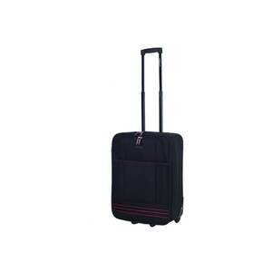 Troler de cabina ZC2023 - 55x39x19 cm - bagaj de mana - poliester - 2 roti - negru imagine