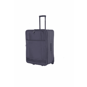 Troler de cabina ZC2023 - 55x39x19 cm - bagaj de mana - poliester - 2 roti - gri imagine