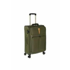 Troler mediu extensibil Venice - bagaj de cala - 68x43x30 cm - +20% capacitate - poliester - 4 roti 360° - cifru TSA - kaki imagine