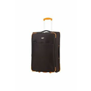 Troler mare extensibil SW233 - 72x44.5x25 cm - +30% capacitate - bagaj de cala - poliester - 2 roti - maro imagine