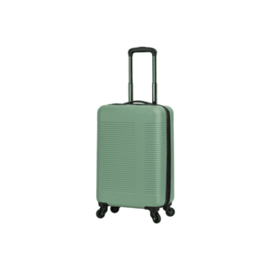 Troler de cabina 57x35x22 cm - bagaj de mana - ABS - 4 roti 360° - verde imagine