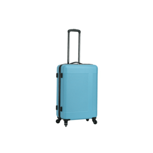 Troler mediu 68x41x25 cm - bagaj de cala - ABS - 4 roti 360° - albastru imagine