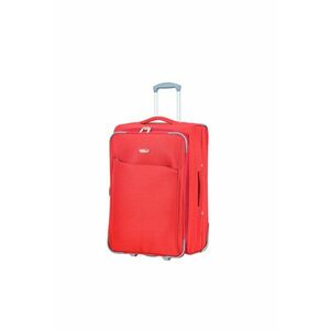 Troler mare extensibil SW233 - 72x44.5x25 cm - +30% capacitate - bagaj de cala - poliester - 2 roti - rosu imagine