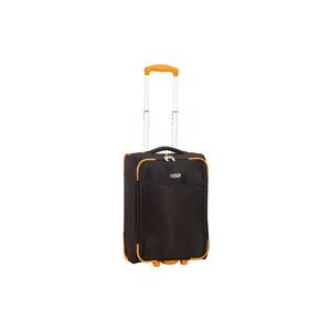 Troler de cabina SW233 - 52x34.5x20 cm - bagaj de mana - poliester - 2 roti - maro imagine