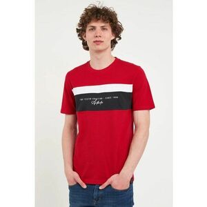 Kenvelo - Tricou barbat cu imprimeu (Marime: L - Culoare: WHITE PEPPER) imagine
