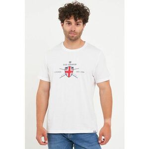 Tricou cu decolteu rotund si logo imagine