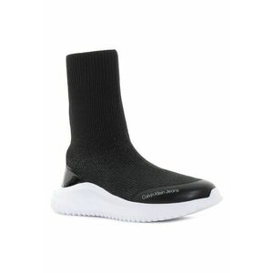 Pantofi sport negri cu model șosete High-Top de damă Mărime: imagine