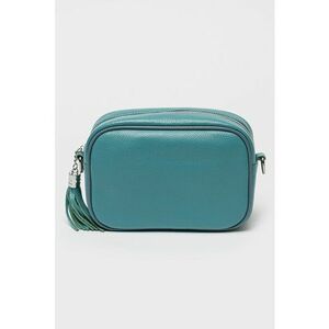 Geanta crossbody din piele cu accesoriu canaf imagine