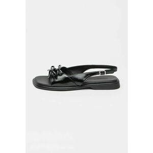 Sandale de piele cu funda imagine