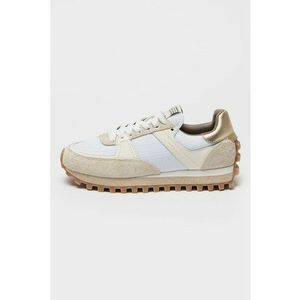 Pantofi sport colorblock cu piele intoarsa imagine