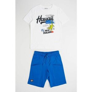 Set de tricou din bumbac si pantaloni scurti - 2 piese imagine