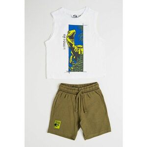 Set de top si pantaloni scurti cu imprimeu cu dinozauri imagine