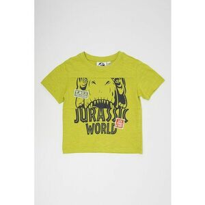 Tricou de bumbac cu imprimeu grafic si text imagine