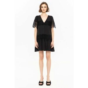 Rochie mini cu insertii brodate imagine