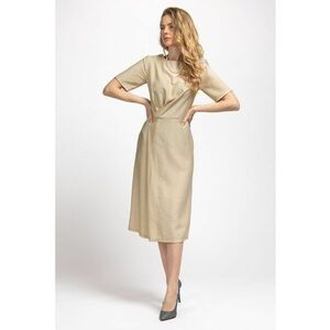 Rochie midi cu model drapat Georgia imagine