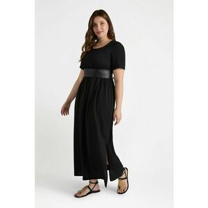 Rochie lunga cu decolteu rotund imagine