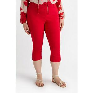 Pantaloni capri cu talie medie imagine