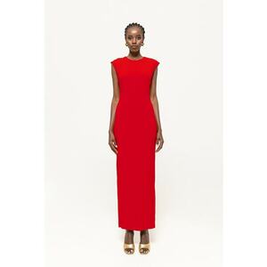 Rochie maxi cu decupaj pe partea din spate imagine