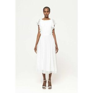 Rochie evazata cu maneci butterfly imagine