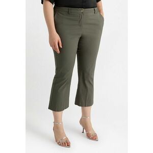 Pantaloni capri cu buzunare oblice imagine