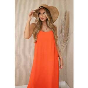 Rochie lunga cu bretele inguste - imagine