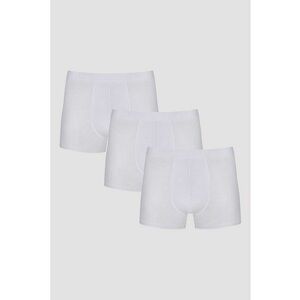 Set de boxeri cu model uni - 3 perechi imagine