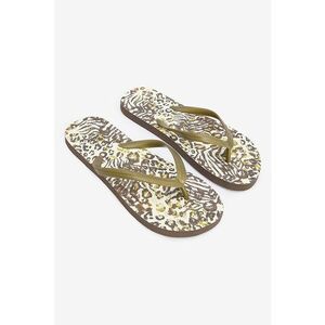 Papuci flip-flop cu model animal print imagine