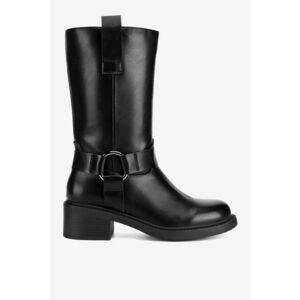 Cizme dama 5905588888543 - Sintetic - Negru imagine