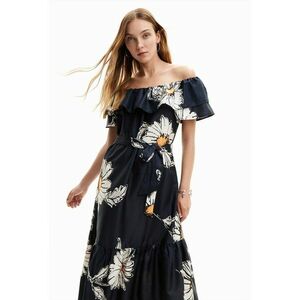 Rochie midi cu imprimeu imagine