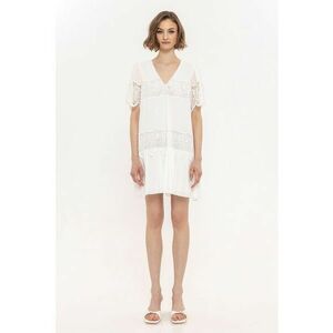 Rochie mini cu insertii brodate imagine