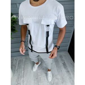 Tricou barbati alb slim fit Vagabond B1944 N5-3.2 imagine