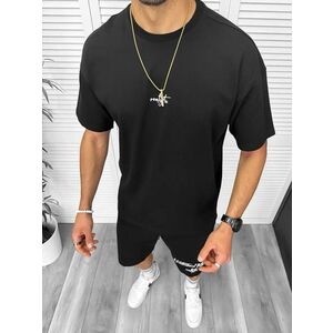 Compleu de vara negru tricou + pantaloni y250 O2-2.2 imagine