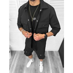 Trening barbati slim fit negru 6050A D2-2.2 imagine