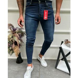 Blugi barbati conici albastri 178 M3-3.3 imagine