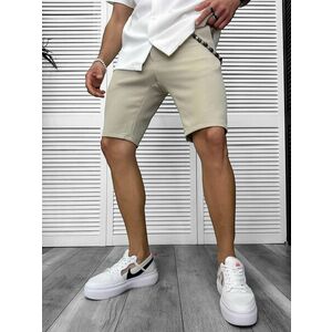 Pantaloni scurti casual bej 13058 O4-3.2 imagine