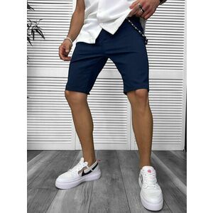 Pantaloni scurti casual bleumarin 13169 D3-2.2 imagine